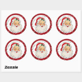 Funny Santa 2 ~ Sticker (Vel)