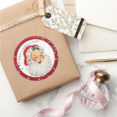 Funny Santa 2 ~ Sticker (Geschenken)
