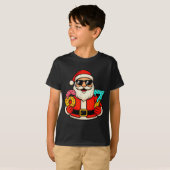 Funny Santa 67 Ice Cream Drip Christmas Xmas Teens T-shirt (Voorkant volledig)