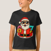 Funny Santa 67 Ice Cream Drip Christmas Xmas Teens T-shirt (Voorkant)
