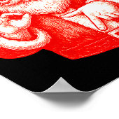 Funny Santa 6 7 Meme Design _ Christmas Math Humor Poster (Hoek)