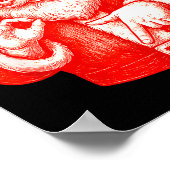 Funny Santa 6 7 Meme Design _ Christmas Math Humor Poster (Hoek)