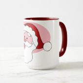 Funny Santa aangepaste mok - kies stijl, kleur (Voorkant rechts)