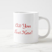 Funny Santa and Reindeer Cartoon Mok (Rechts)