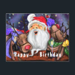 Funny Santa and Reindeers Birthday Party - Cheers Briefkaart<br><div class="desc">Vreemde kerstman en renrendieren - Cartoon herbergen Collectie schilderen - Kies / voeg je unieke tekst / naam / kleur toe - maak je speciale cadeau - vergroot en verwijder / voeg elementen toe - afbeelding / tekst met aanpassingsgereedschap. Het schilderen en het Ontwerp door MIGNED. Zie mijn andere projecten/schilderijen....</div>