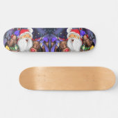 Funny Santa and Reindeers Kerstfeest - Fun Persoonlijk Skateboard (Horizontaal)