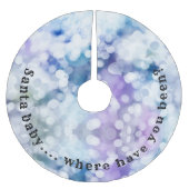 Funny Santa baby kerstboomrok Kerstboom Rok (Voorkant)