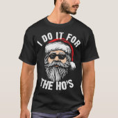 Funny Santa Beard Christmas Humor T-shirt (Voorkant)