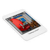 Funny Santa bij de douane-Humor Magnet Gift Magneet (Rechterzijde)