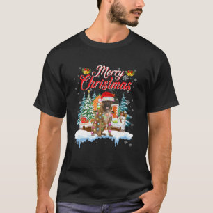 Funny Santa Boxer Dog Merry Mannen Women Ki T-shirt
