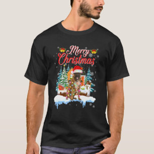Funny Santa Boxer Dog Merry Mannen Women Ki T-shirt