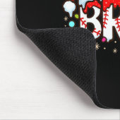 Funny Santa Bruh Baseball Christmas Xmas Meme Paja Muismat (Hoek)