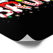 Funny Santa Bruh Baseball Christmas Xmas Meme Paja Poster (Hoek)