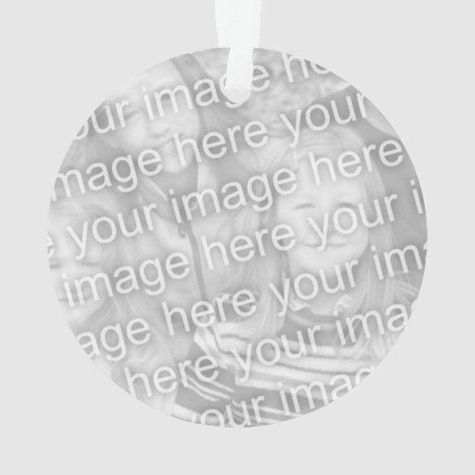 Funny Santa Claus belly cartoon kerstfoto Ornament (achterkant)