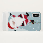 Funny Santa Claus Case-Mate iPhone Case (Achterkant (horizontaal))