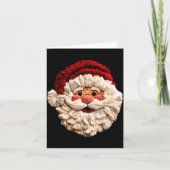 Funny Santa Claus Crochet Christmas Xmas Pajamas H Kaart (Voorkant)