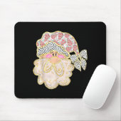 Funny Santa Claus Crochet Xmas Pajamas Holiday Chr Muismat (Met muis)