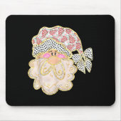 Funny Santa Claus Crochet Xmas Pajamas Holiday Chr Muismat (Voorkant)