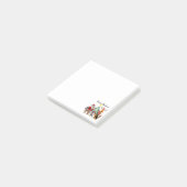 Funny Santa Claus en Friends kerstCartoon Post-it® Notes (Schuin)