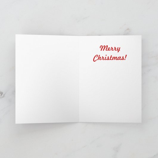 Funny Santa Claus en Mrs. Kerstmis Feestdagen Kaart (Binnen)