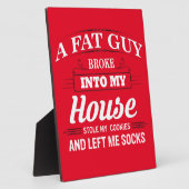 Funny Santa Claus Gezegde Fotoplaat (Zijkant)