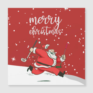 Funny Santa Claus golfcadeau voor prettige kerst