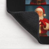 Funny Santa Claus Heart And Peace Sign Retro Chris Muismat (Hoek)