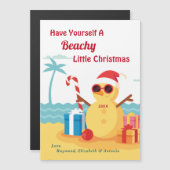 Funny Santa Claus Holiday Nieuwjaarskaart (Voorkant / Achterkant)