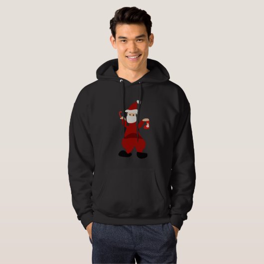 Funny Santa Claus Hoodie (Voorkant volledig)