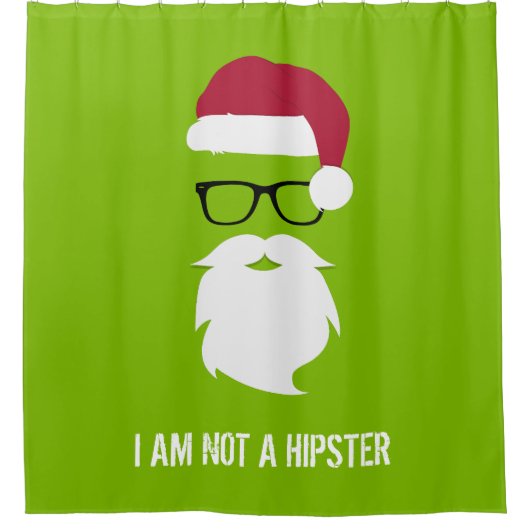 FUNNY SANTA CLAUS - IK BEN GEEN HIPSTER DOUCHEGORDIJN (Voorkant)