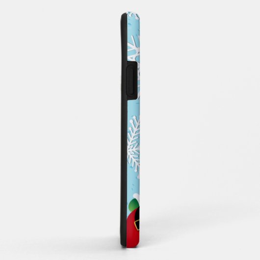 Funny Santa Claus, iPhone case (Achterkant/rechts)