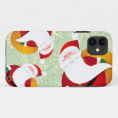 Funny Santa Claus, iPhone case (Achterkant (horizontaal))