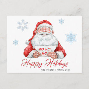 Funny Santa Claus kerstcadedag feestdag Briefkaart