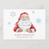 Funny Santa Claus kerstgroet Feestdagenkaart (Voorkant)