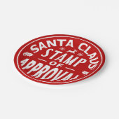 Funny Santa Claus-kerstkeurmerk Papieren Bordje (Gekanteld)