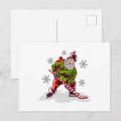 Funny Santa Claus Kerstmis Briefkaart (Voorkant / Achterkant)