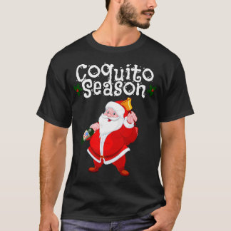 Funny Santa Claus Kerstmis Puerto Rican Coquito S. T-shirt