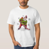 Funny Santa Claus Kerstmis T-shirt (Voorkant)