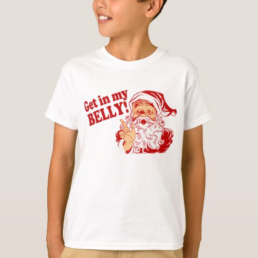 Funny Santa Claus Kerstmis T-shirt (Voorkant)
