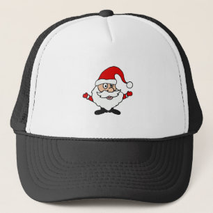 Funny Santa Claus-kerstontwerp Trucker Pet