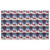Funny Santa Claus levert cadeaus snoepriet Stof (Fat Quarter)