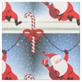 Funny Santa Claus levert cadeaus snoepriet Stof (Close Up)