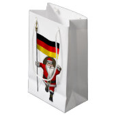 Funny Santa Claus met ontslag uit Duitsland Klein Cadeauzakje (Voorkant Gekanteld)