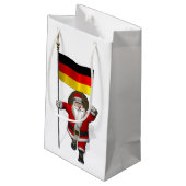Funny Santa Claus met ontslag uit Duitsland Klein Cadeauzakje (Achterkant Gekanteld)