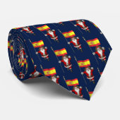 Funny Santa Claus met ontslag uit Spanje Stropdas (Opgerold)