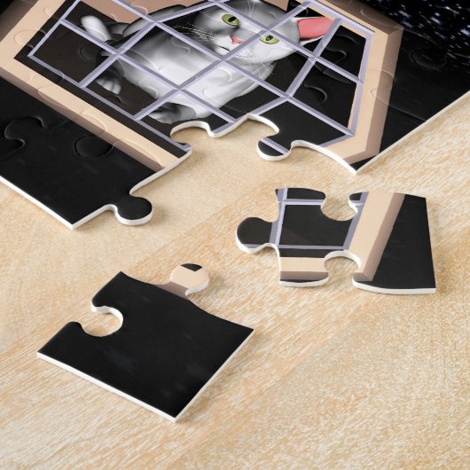 Funny Santa Claus Mouse Legpuzzel (Zijkant)