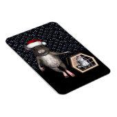Funny Santa Claus Mouse Magneet (Rechterzijde)