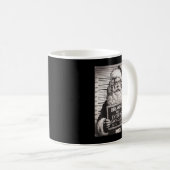 Funny Santa Claus Mugshot Christmas – Santa Xmas  Koffiemok (Voorkant rechts)