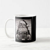 Funny Santa Claus Mugshot Christmas – Santa Xmas Koffiemok (Links)