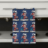 Funny Santa Claus Pattern Humoureuze Kerstmis Theedoek